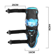 GHOST RACING GR-HX05 Motorcycle Riding Protective Gear Keep Warm Anti-Wind Anti-Fall Locomotive Knee Pad(Black)