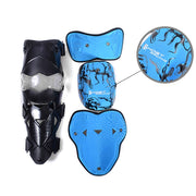 GHOST RACING GR-HX05 Motorcycle Riding Protective Gear Keep Warm Anti-Wind Anti-Fall Locomotive Knee Pad(White)