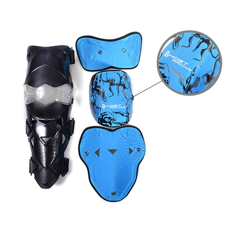 GHOST RACING GR-HX05 Motorcycle Riding Protective Gear Keep Warm Anti-Wind Anti-Fall Locomotive Knee Pad(Yellow)