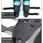 GHOST RACING GR-HX05 Motorcycle Riding Protective Gear Keep Warm Anti-Wind Anti-Fall Locomotive Knee Pad(White)