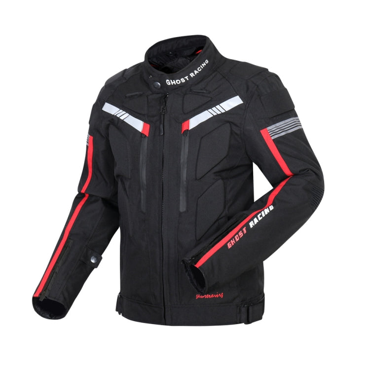 GHOST RACING GR-Y07 Motorcycle Cycling Jacket Four Seasons Locomotive Racing Anti-Fall Cloth, Size: XXXXXL(Black) - Protective Gear by GHOST RACING | Online Shopping South Africa | PMC TechLife | Buy Now Pay Later Mobicred