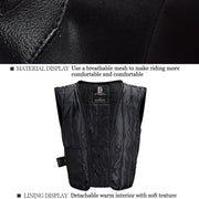 GHOST RACING GR-Y09 Motorcycle Four Seasons Racing Suit Locomotive Riding Anti-Fall Rally Suit, Size: XXL(Black)