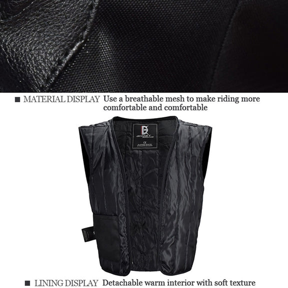 GHOST RACING GR-Y09 Motorcycle Four Seasons Racing Suit Locomotive Riding Anti-Fall Rally Suit, Size: L(Black)