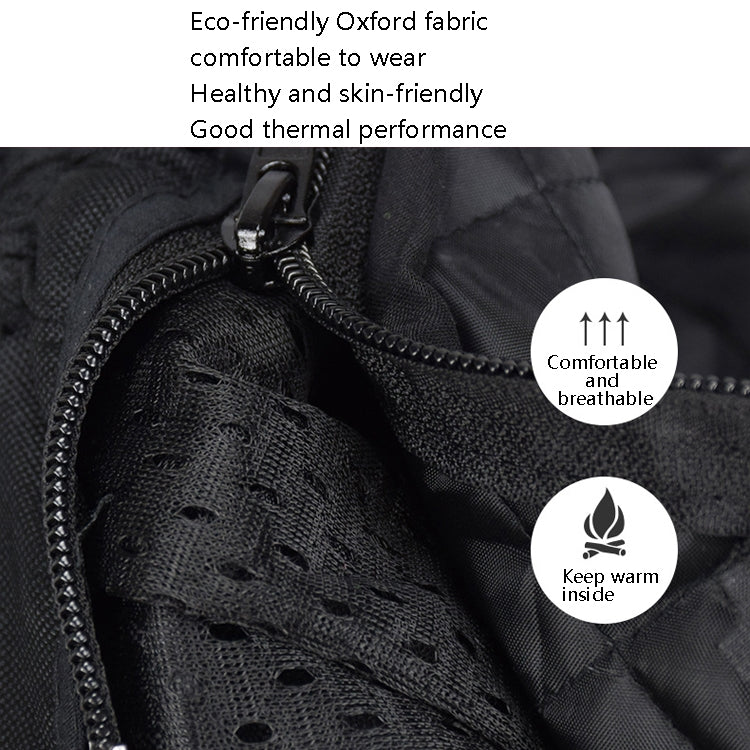 GHOST RACING GR-K06 Motorcycle Riding Trousers Racing Motorcycle Anti-Fall Windproof Keep Warm Pants, Size: M(Grey)