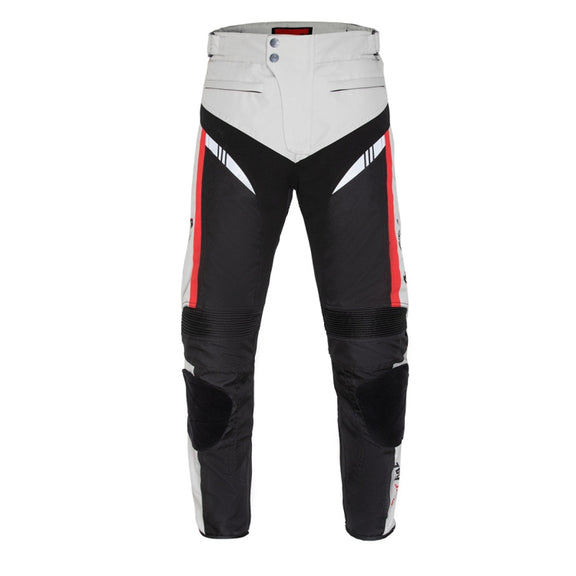 GHOST RACING GR-K06 Motorcycle Riding Trousers Racing Motorcycle Anti-Fall Windproof Keep Warm Pants, Size: XXXXL(Grey)