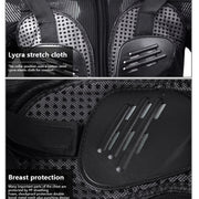GHOST RACING F060 Motorcycle Armor Suit Riding Protective Gear Chest Protector Elbow Pad Fall Protection Suit, Size: XL(Red)