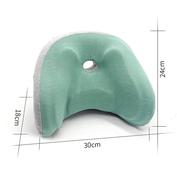 Children Car Head Pillow Car Interior Supplies Travel Sleep Adjustable U-Type Memory Cotton Neck Pillow(Pink)