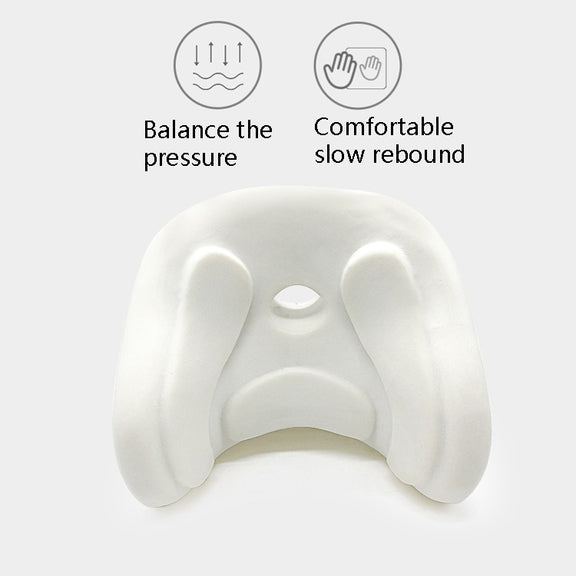 Children Car Head Pillow Car Interior Supplies Travel Sleep Adjustable U-Type Memory Cotton Neck Pillow(Matcha Green)