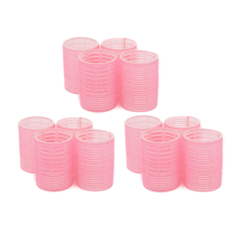 12 PCS/Set Self-Adhesive Curling Iron Hair Core Fluffy Hairdressing Tool���Random Colour Delivery, Specification: 63x44mm