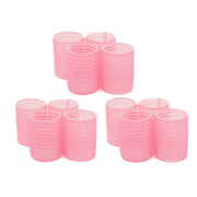 12 PCS/Set Self-Adhesive Curling Iron Hair Core Fluffy Hairdressing Tool���Random Colour Delivery, Specification: 63x40mm