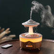 UFO Water Drop Aromatherapy Humidifier Desktop Remote Control Diffuser, Plug: AU Plug(Wood Grain) - free shipping - PMC TechLife - Order now!
