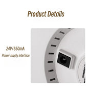 UFO Water Drop Aromatherapy Humidifier Desktop Remote Control Diffuser, Plug: EU Plug(Wood Grain)