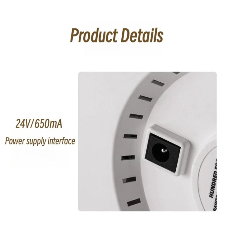 UFO Water Drop Aromatherapy Humidifier Desktop Remote Control Diffuser, Plug: US Plug(Wood Grain)