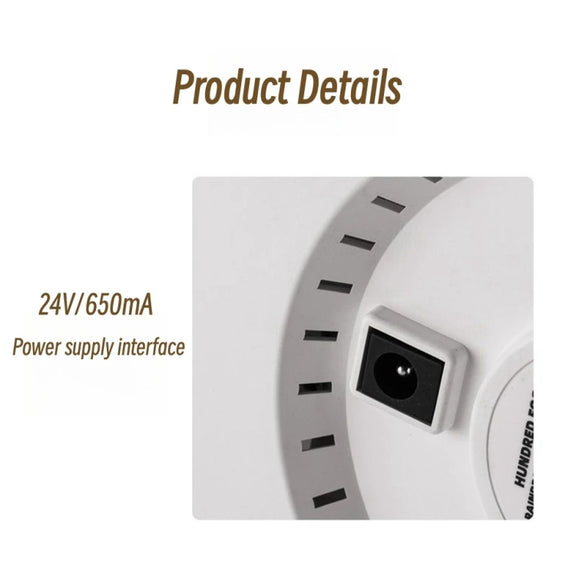 UFO Water Drop Aromatherapy Humidifier Desktop Remote Control Diffuser, Plug: EU Plug(Wood Grain)