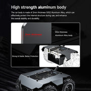 Waveshare WAVE ROVER Flexible Expandable 4WD Mobile Robot Chassis, Onboard ESP32 Module(EU Plug)