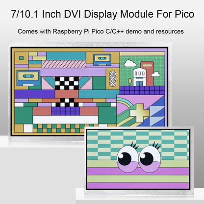 7 Inch Waveshare For Raspberry Pi Pico 1024×600 Pixel IPS Panel DVI Display Module - free shipping - PMC Jewellery - Order now!