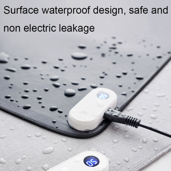 Intelligent Digital Display Timing Heating Mouse Pad Office Desktop Electric Heating Mat, CN Plug, Style:Green 60x36cm