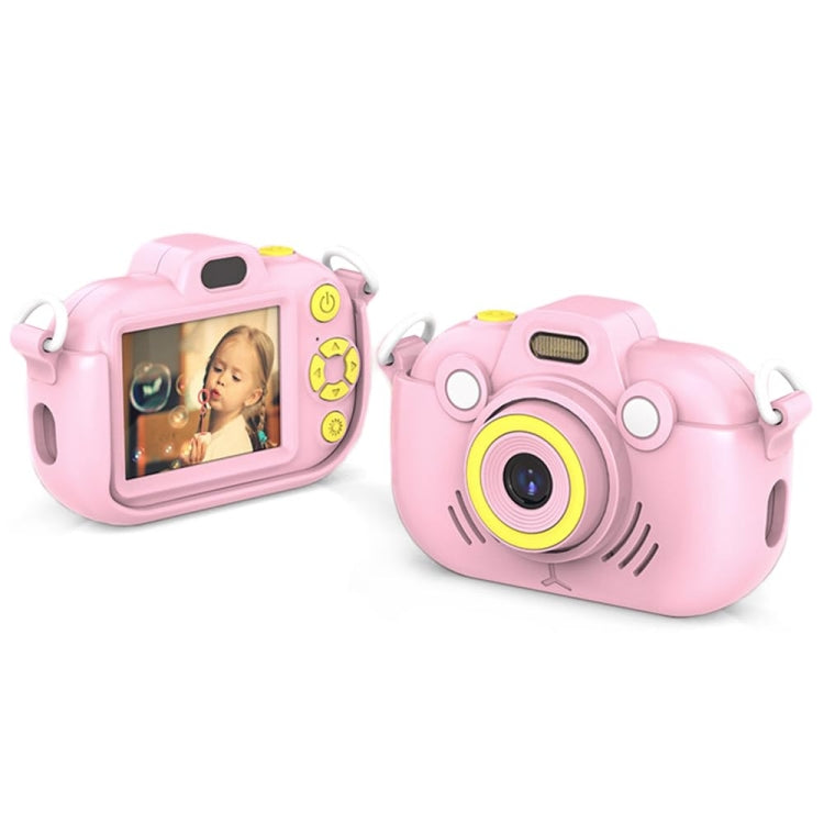 DC502 2.4-Inch 16X Zoom 2.7K Video Recording Children Digital Camera, Color: Pink + 32G(UK Plug) - Children Cameras by PMC TechLife | Online Shopping South Africa | PMC TechLife | Buy Now Pay Later Mobicred
