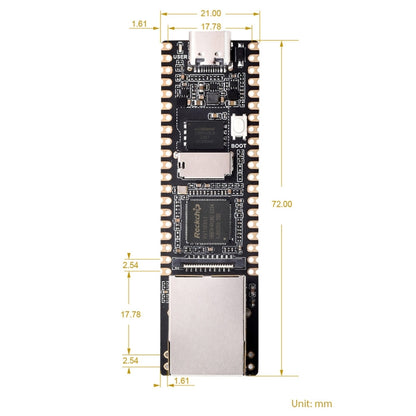 Waveshare LuckFox Pico Plus RV1103 Linux Micro Development Board, With Ethernet Port without Header - free shipping - PMC Jewellery - Order now!
