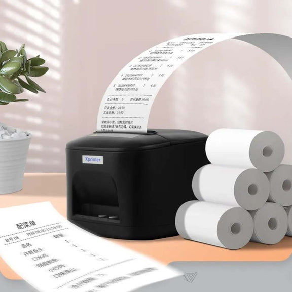 Xprinter XP-T80 72mm Portable Express List Thermal Receipt Printer, Style:USB Port(EU Plug)