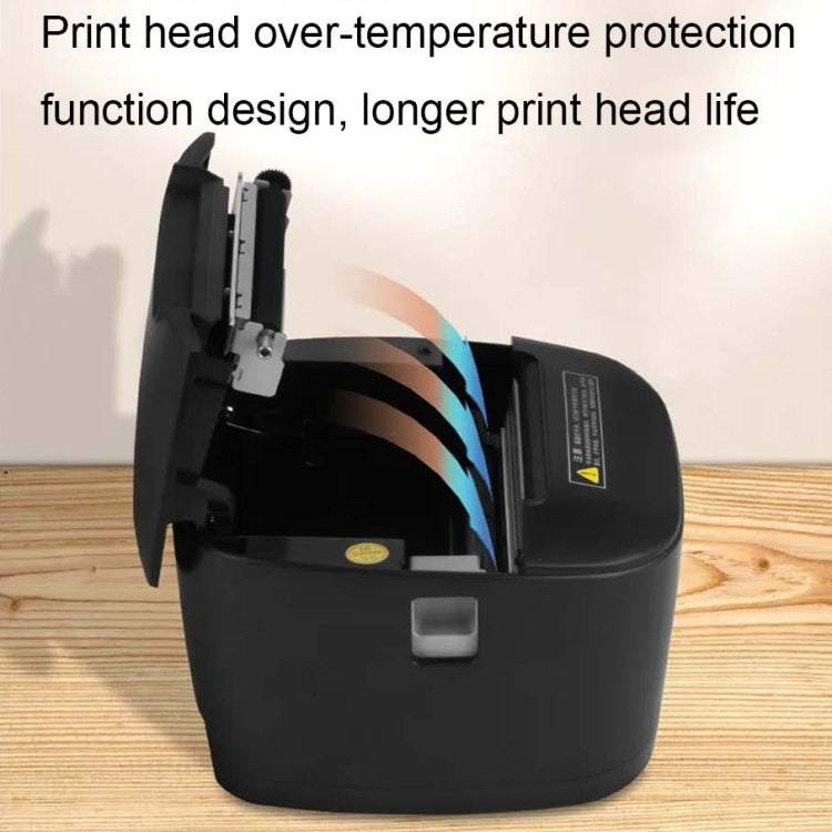 Xprinter XP-T80 72mm Portable Express List Thermal Receipt Printer, Style:USB Port(UK Plug)