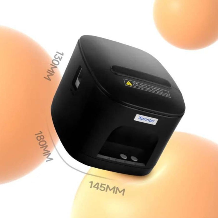 Xprinter XP-T80 72mm Portable Express List Thermal Receipt Printer, Style:USB+COM(EU Plug)
