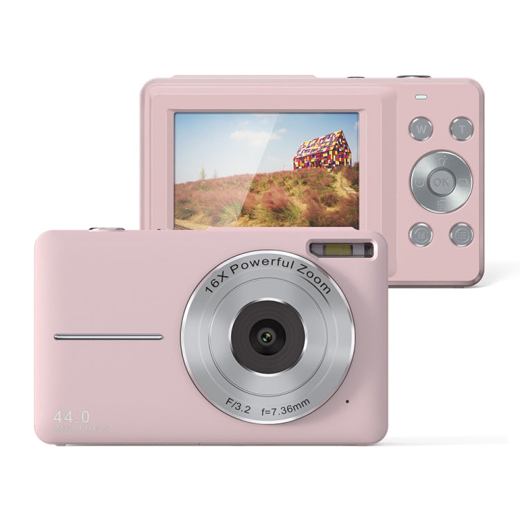 DC403L-AF 2.4-Inch 16X Zoom HD Digital Camera Mini Children Photography Camera UK Plug(Pink) - Children Cameras by PMC TechLife | Online Shopping South Africa | PMC TechLife | Buy Now Pay Later Mobicred