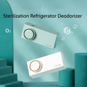 L18 Refrigerator Deodorizer Sterilization Deodorization Odor Preservation Small Household Car Air Purifier(Green)
