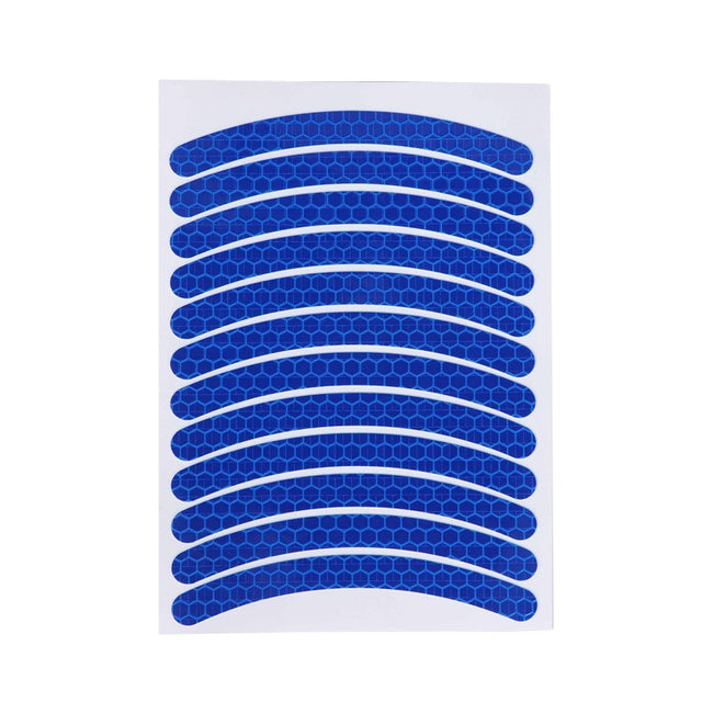 Jg-Phc-12 Children Bicycle Scooter Reflective Sticker Night Warning Riding Contour Sticker(Blue)