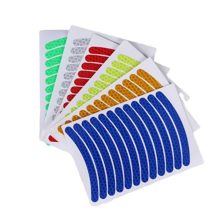 Jg-Phc-12 Children Bicycle Scooter Reflective Sticker Night Warning Riding Contour Sticker(Fluorescence Yellow) - Decorative Accessories by PMC TechLife | Online Shopping South Africa | PMC TechLife | Buy Now Pay Later Mobicred