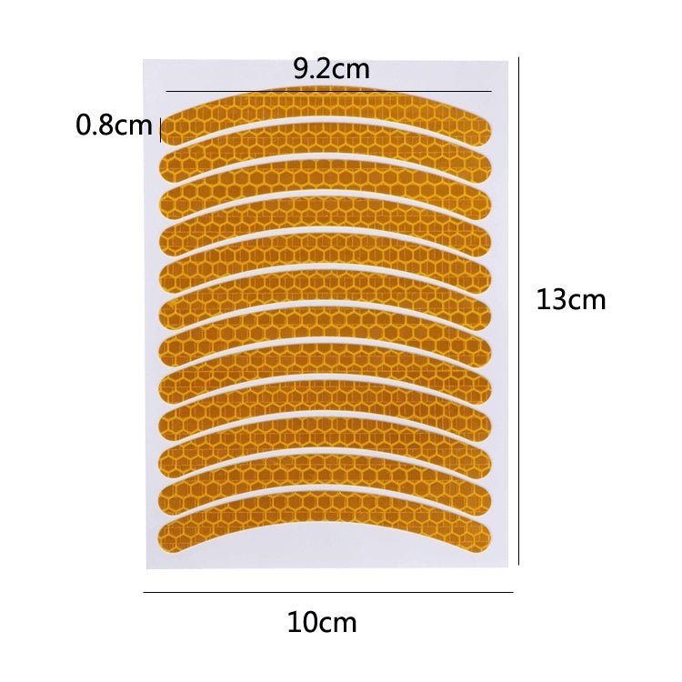 Jg-Phc-12 Children Bicycle Scooter Reflective Sticker Night Warning Riding Contour Sticker(Green) - Decorative Accessories by PMC TechLife | Online Shopping South Africa | PMC TechLife | Buy Now Pay Later Mobicred