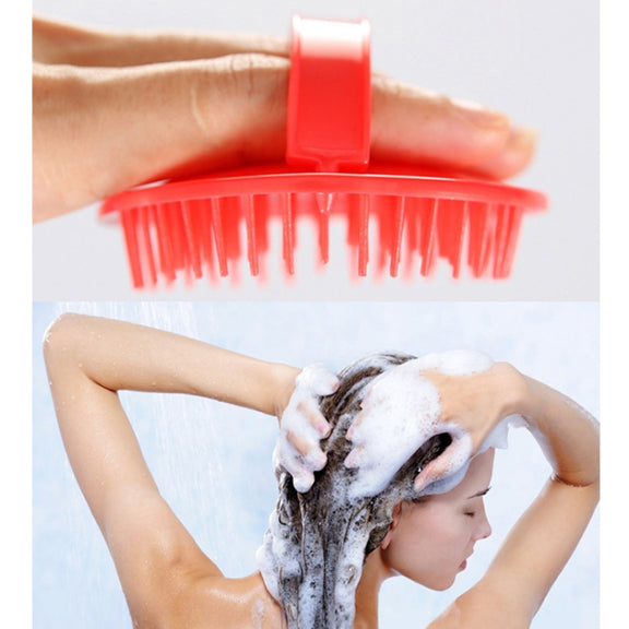 10 PCS Head Itching Massage Brush Household Scalp Cleaning Brush(Grey)