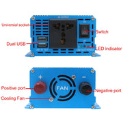 LVYUAN  2000W Car Home Pure Sine Wave Solar Inverter, Specification: 12V To 220V