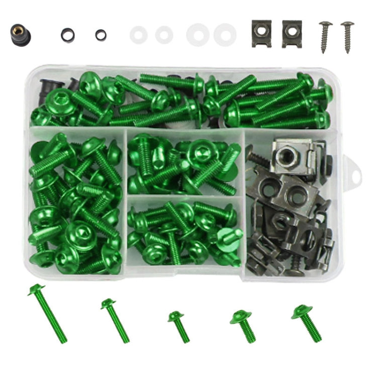 177 PCS/ Box Motorcycle Modification Accessories Windshield Cover Set Screw(Green) - Others by PMC TechLife | Online Shopping South Africa | PMC TechLife | Buy Now Pay Later Mobicred