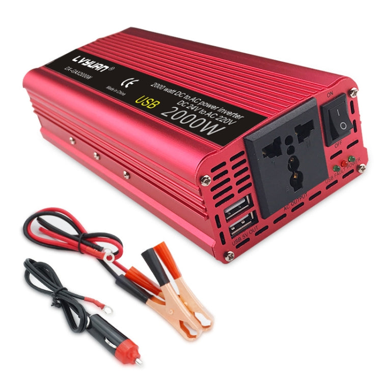 LVYUAN Car Inverter Dual USB Power Converter, Specification: 12V to 110V 1500W US Plug - free shipping - PMC TechLife - Order now!