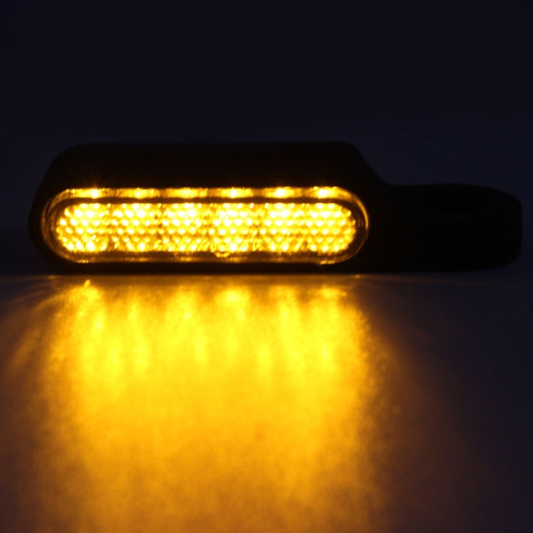 2 PCS Motorcycle Handle Turn Light Metal LED Indicator Light(Black) - Turn Signal by PMC TechLife | Online Shopping South Africa | PMC TechLife | Buy Now Pay Later Mobicred