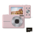 DC403L-AF 2.4-Inch 16X Zoom HD Digital Camera Mini Children Photography Camera EU Plug(Pink+32G) - Children Cameras by PMC TechLife | Online Shopping South Africa | PMC TechLife | Buy Now Pay Later Mobicred