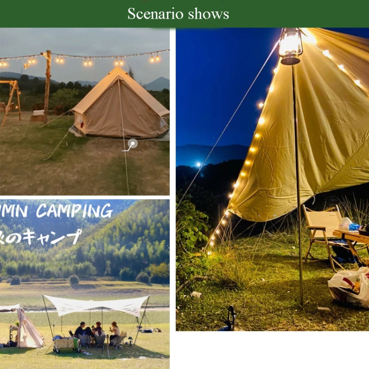 4m x 6 Rolls Outdoor Camping Tent Canopy Wind Rope Luminous Multi-Function Wind Rope Buckle Tent Fixed Rope(Figure 8 Buckle-Black) - Tents & Accessories by PMC TechLife | Online Shopping South Africa | PMC TechLife | Buy Now Pay Later Mobicred