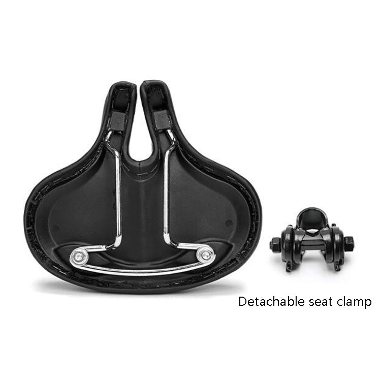 Bike No Nasal Seat Mountain Bike Saddle Comfortable Shock Absorption Bicycle Outdoor Cycling Accessories Saddle(Black) - Bicycle Saddle by PMC TechLife | Online Shopping South Africa | PMC TechLife