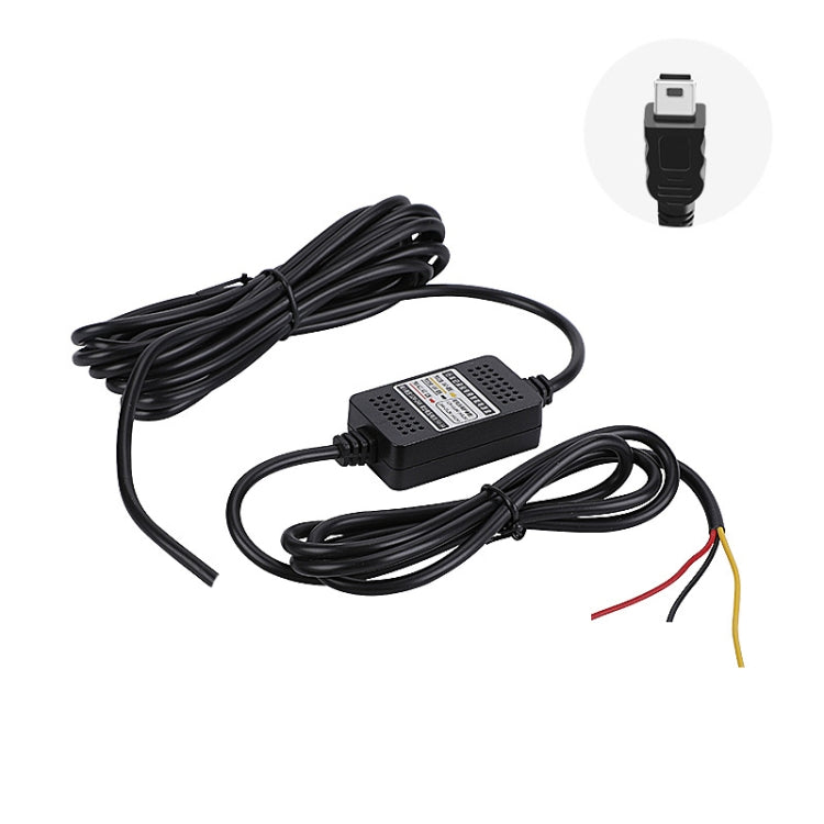 H516 Recording Step-down Line Shrinkage Video Car Charger Line Parking Monitoring Three-Core Power Cord, Model: Without Fuse(Mini Straight) - Cables & Connectors by PMC TechLife | Online Shopping South Africa | PMC TechLife | Buy Now Pay Later Mobicred