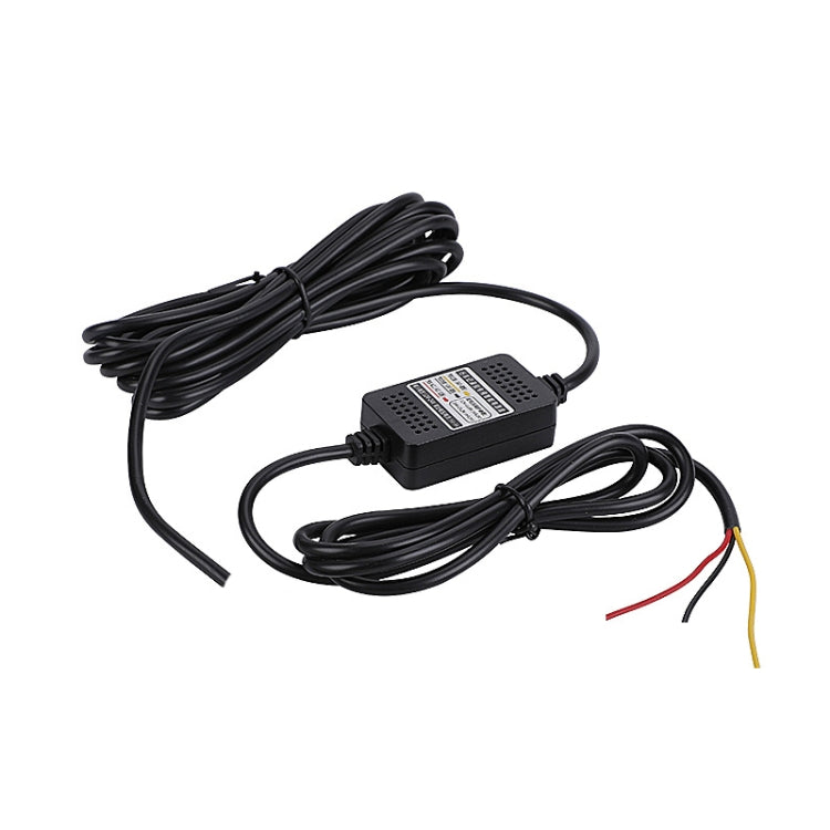 H516 Recording Step-down Line Shrinkage Video Car Charger Line Parking Monitoring Three-Core Power Cord, Model: Without Fuse(Micro Right Elbow) - Cables & Connectors by PMC TechLife | Online Shopping South Africa | PMC TechLife | Buy Now Pay Later Mobicred
