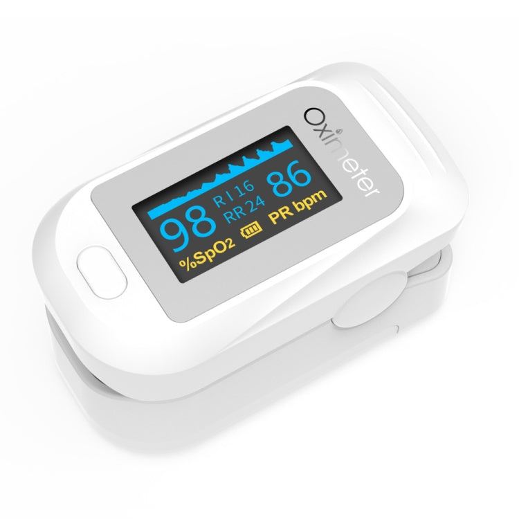 JZ-133R Finger Pulse Oximeter Finger-Type Blood Oxygen Saturation Monitor, Colour: White(English Manual) - free shipping - PMC TechLife - Order now!