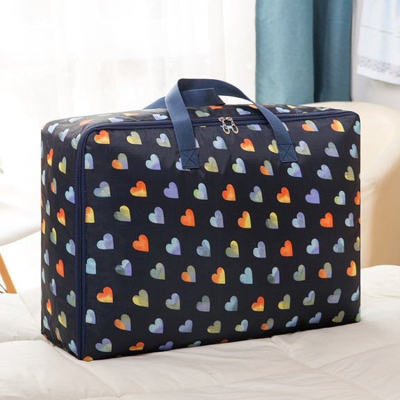 Oxford Cloth Quilt Moisture-Proof & Water-resistant Storage Bag Zipper Portable Moving Luggage Bag, Specification: 60x50x25cm(Tibetan)