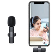 Lavalier Wireless Microphone Mobile Phone Live Video Shooting Small Microphone, Specification: 8 Pin Direct 1 To 1