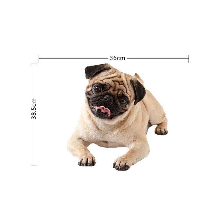 Style 2 Large 3D Simulation Dog Car Stickers Rain-Proof Sunscreen Car Sticker Scratch Shaving Decoration Stickers