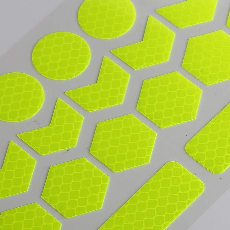 Motorcycle Bicycle broach Reflective Sticker Children Balance Scooter Luminous Sticker(Triangular Fluorescent Yellow) - Decorative Accessories by PMC TechLife | Online Shopping South Africa | PMC TechLife | Buy Now Pay Later Mobicred