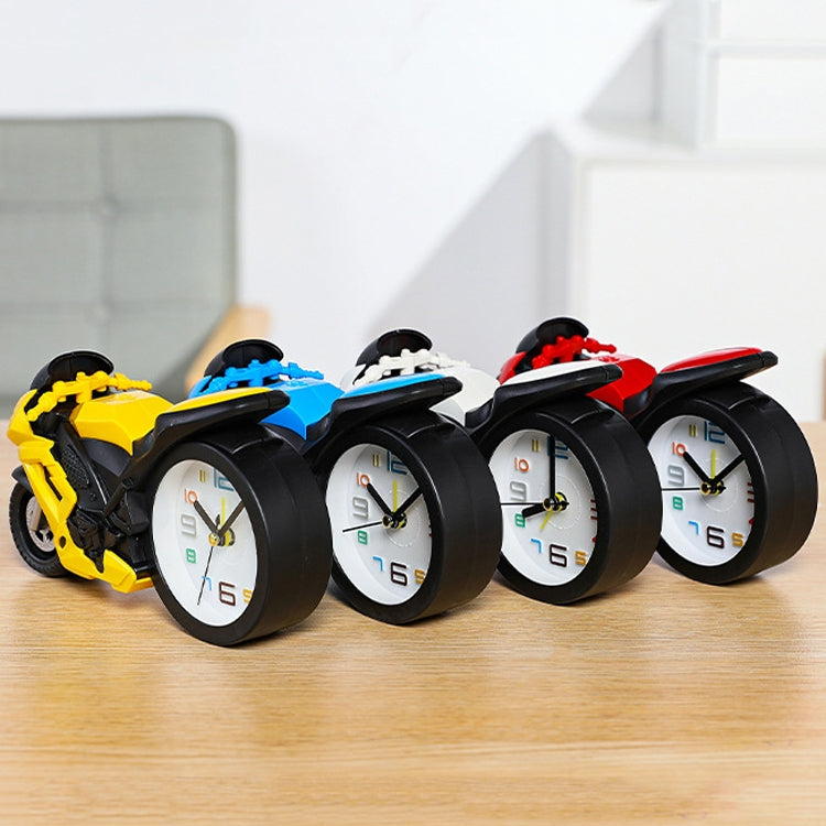 Motorcycle Alarm Clock Ornaments Creative Child Gift Clock(Red Motorcycle Racing) - Alarm Clocks by PMc TechLife | Online Shopping South Africa | PMc TechLife | Buy Now Pay Later Mobicred