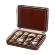 8-Digit Watch Storage Box Watch Display Box Portable Watch Travel Bag, Specification: 24 x 18 x 6cm(Brown) - free shipping - PMC TechLife - Order now!