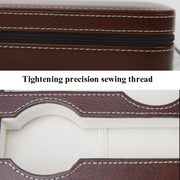 8-Digit Watch Storage Box Watch Display Box Portable Watch Travel Bag, Specification: 24 x 18 x 6cm(Brown)