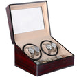 Watch Shaker 4+6 Digits Mechanical Watch Automatic Winding Watch Box Watch Shaker ,US Plug(Red Sandalwood) - free shipping - PMC TechLife - Order now!